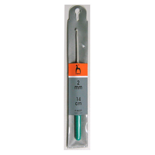 46201(46601) Крючки вязальные с пластиковой ручкой 2.00 мм