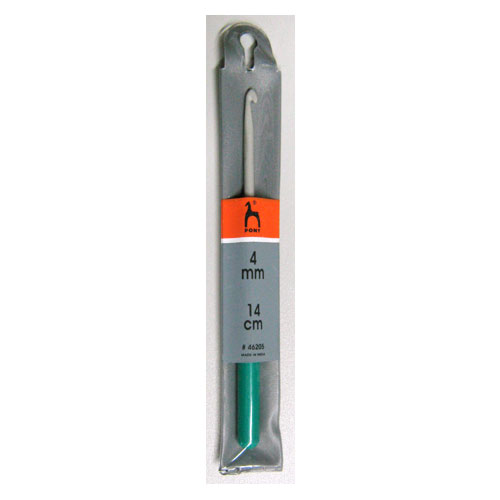 46205 (46605) Крючки вязальные с пластиковой ручкой 4.00 мм